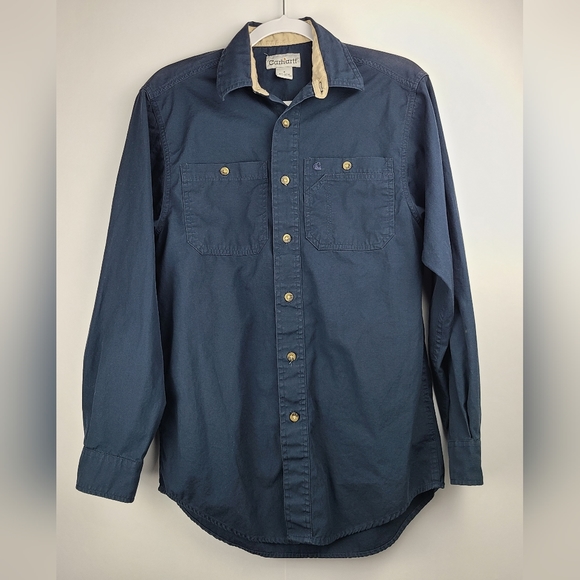 Carhartt Other - Carhartt men's blue button-down long sleeve shirt, Size S